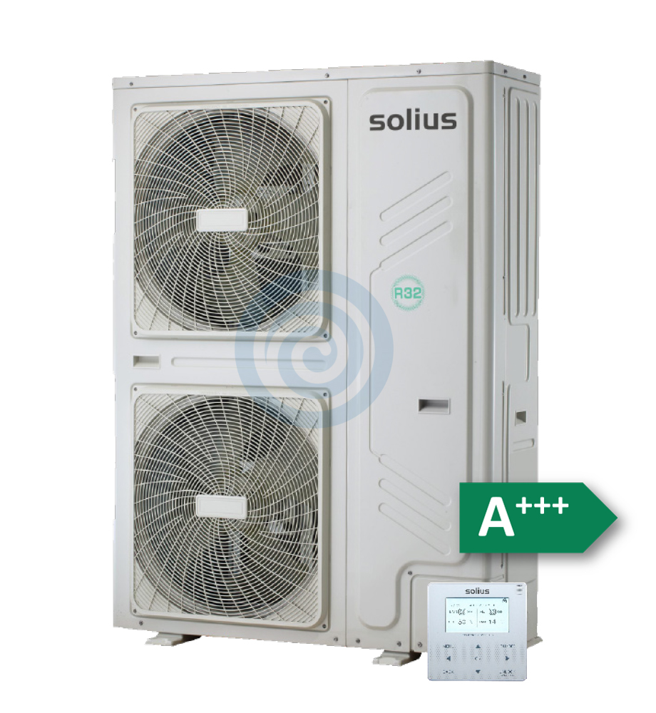 BOMBA DE CALOR SOLIUS AEROBOX INVERTER MAXI TRIFASE